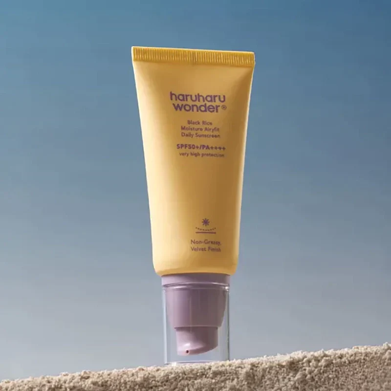 Crème solaire haruharu wonder riz noir SPF50+ 50ml - Protection UV hydratante K-Beauty