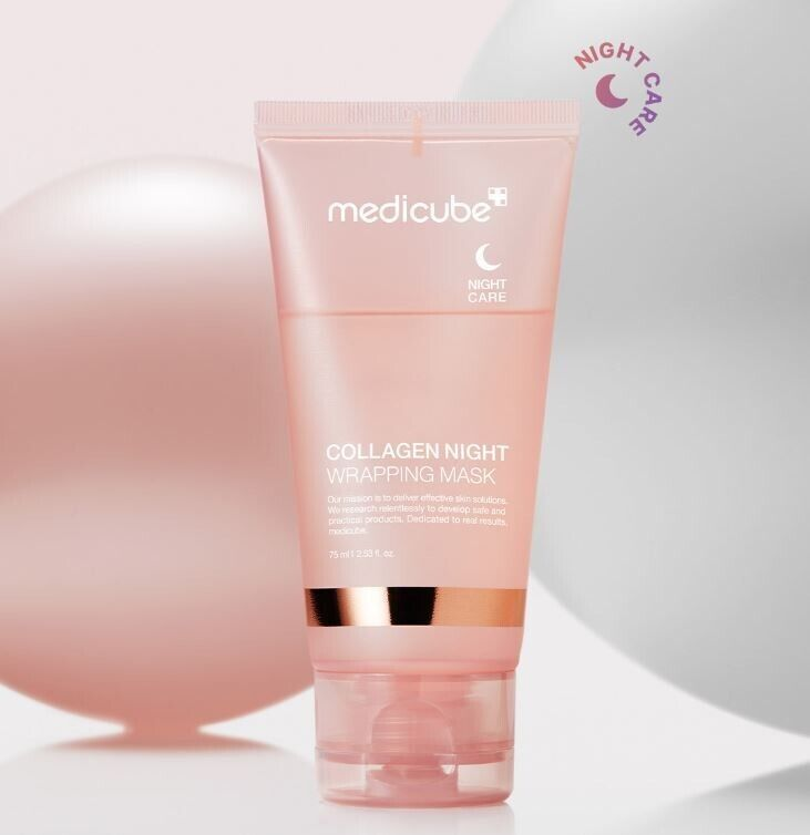 Masque de nuit réparateur Medicube collagène 75ml - Soin raffermissant anti-âge K-Beauty