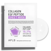 Masque tissu raffermissant APLB collagène EGF peptides 25ml - Soin anti-âge K-Beauty