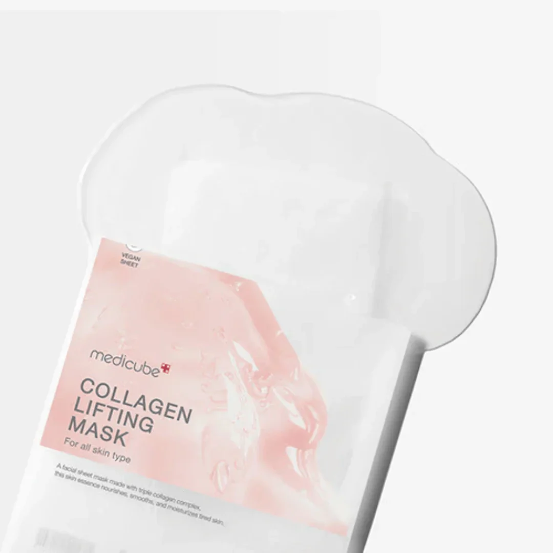 Masque tissu raffermissant au collagène Medicube - Soin anti-âge K-Beauty