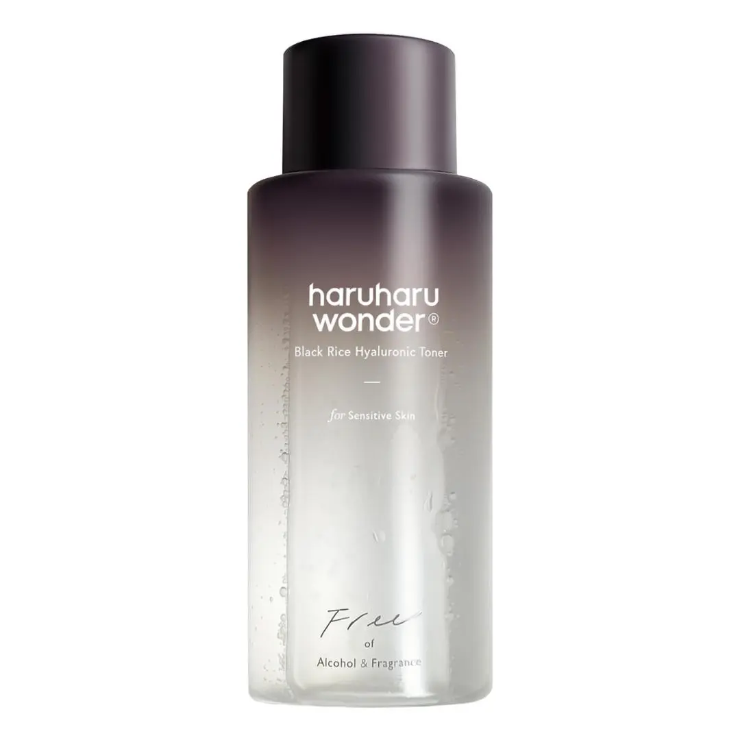 Toner hydratant haruharu wonder riz noir - Soin sans parfum peaux sensibles K-Beauty