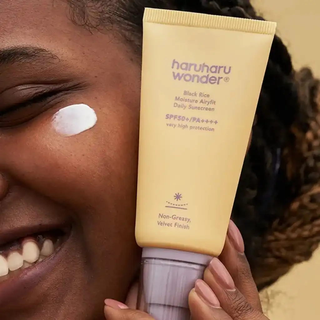 haruharu wonder Black Rice Airyfit Sunscreen - Texture légère sans film blanc