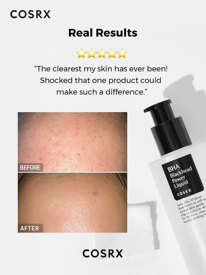 COSRX - Soin Exfoliant Anti-Points Noirs BHA Blackhead Power Liquid 100ml