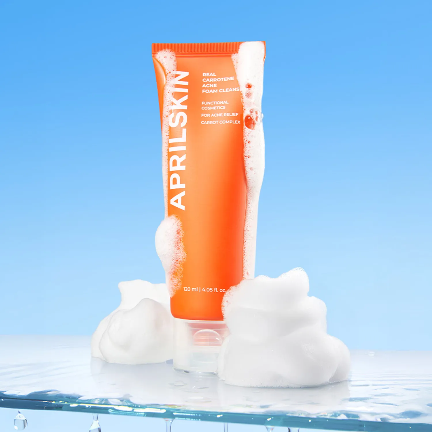 APRILSKIN - Nettoyant Moussant Anti-Acné Real Carrotene 120ml