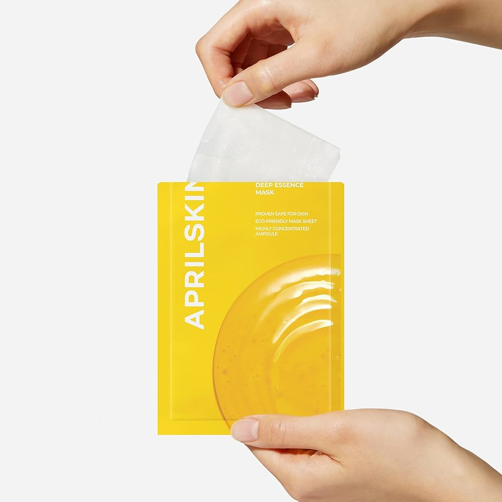 APRILSKIN - Masque Tissu Apaisant Real Calendula Deep Essence 20g